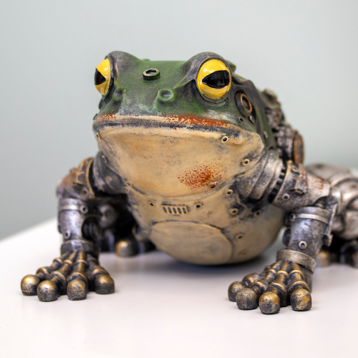Steampunk Frog Ornament