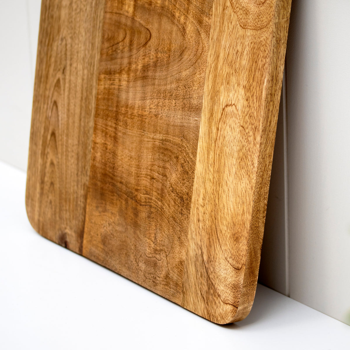 Large Natural Mango Wood Heart Board