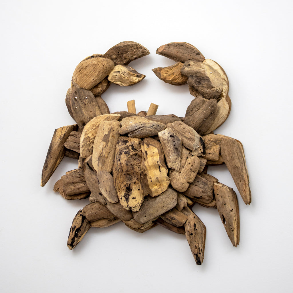 Teak Root Crab Wall Sculpture