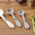 Set Of 4 Mason Cash Stoneware Measuring Spoons