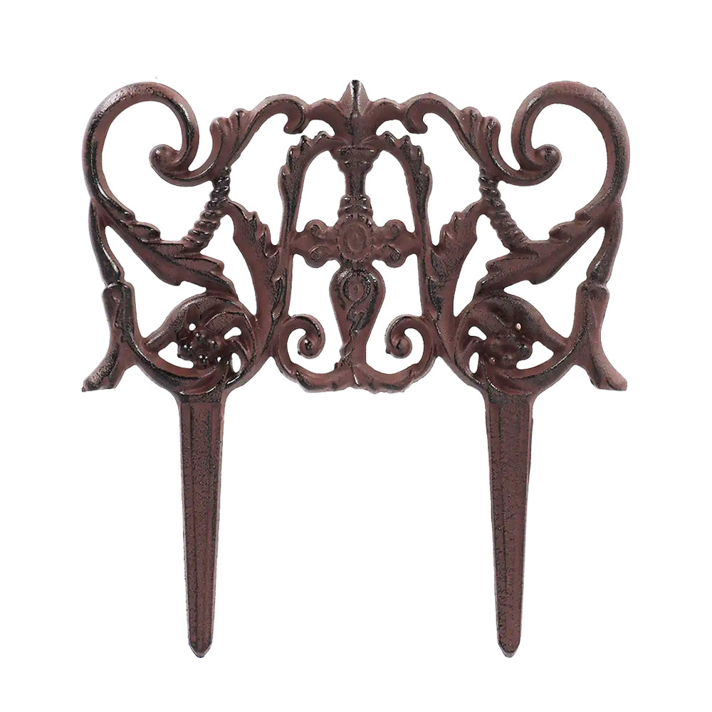 Victorian Scroll Cast Iron Garden Lawn Edging
