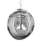Stainless Steel Tree Of Life Wind Spinner