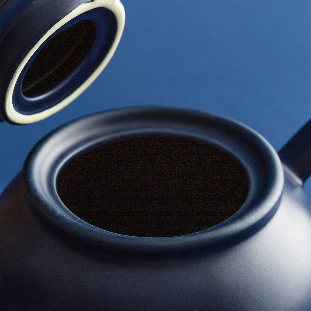 Matt Navy Blue 2 Cup Teapot