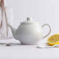 White 2 Cup Teapot