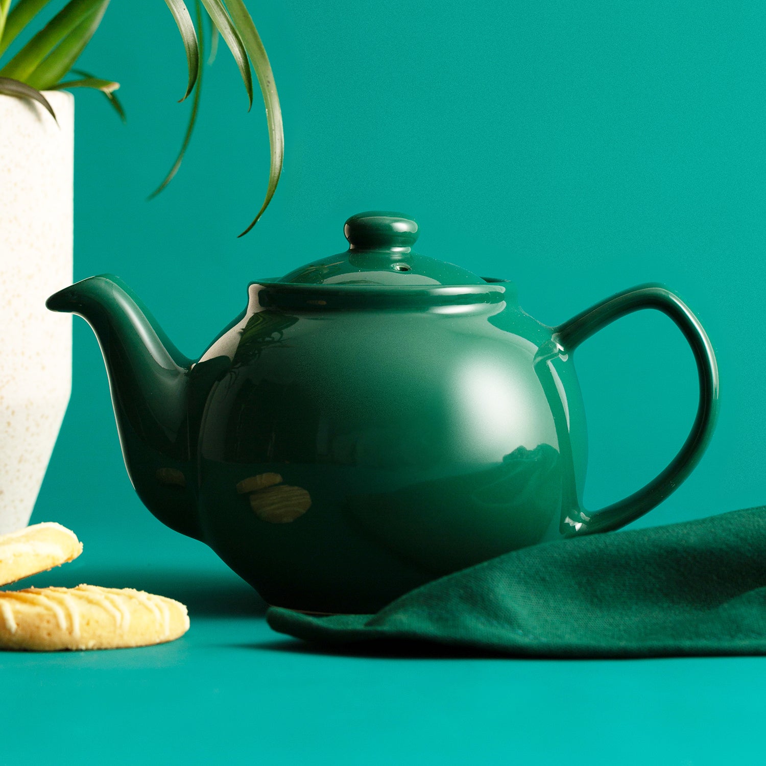 Emerald Green Stoneware Teapot 450ml