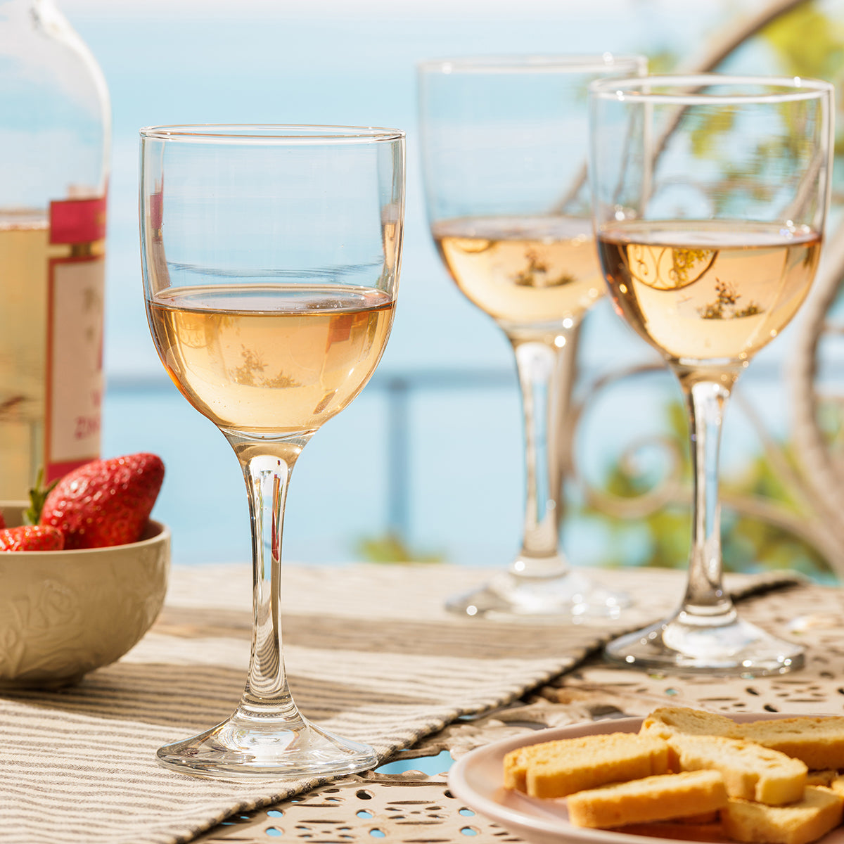 Set Of 6 Siesta Wine Glasses 360ml