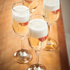 Set Of 4 Tulip Glass Champagne Flutes