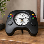 Black Gaming Controller Clock
