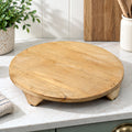 Natural Mango Wood Pedestal Board