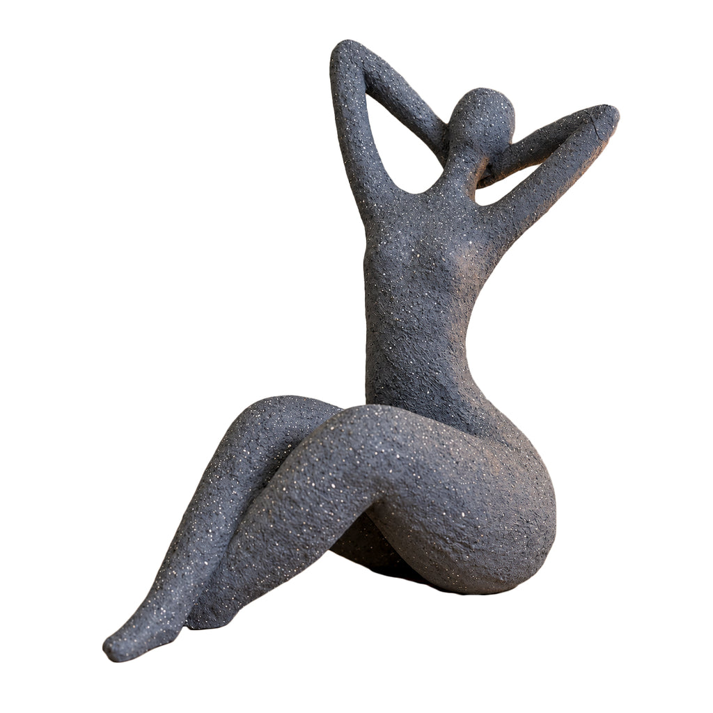 Abstract Relaxing Curvy Lady Ornament