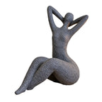 Abstract Relaxing Curvy Lady Ornament