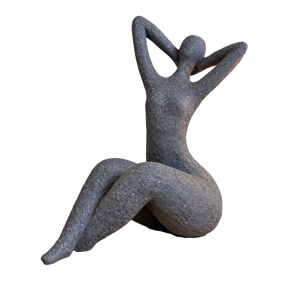 Abstract Relaxing Curvy Lady Ornament