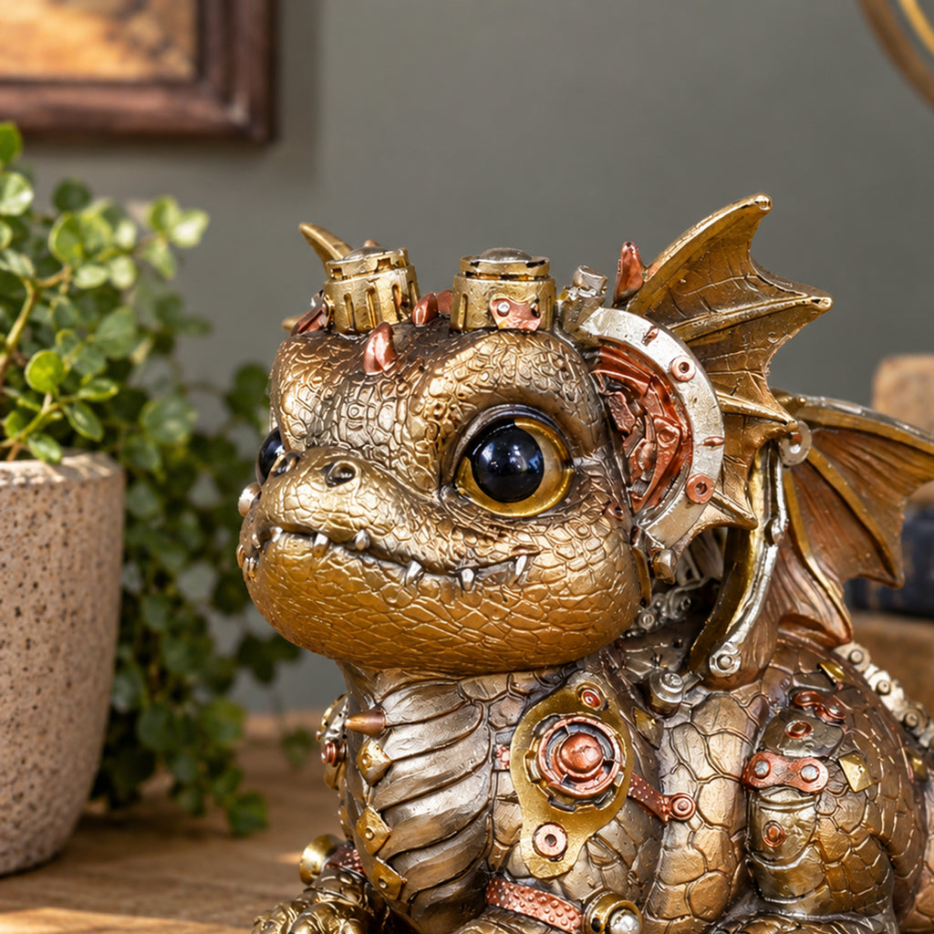 Steampunk Baby Dragon Ornament