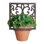 Lattice Cast Iron Single Wall Plant Pot Holder