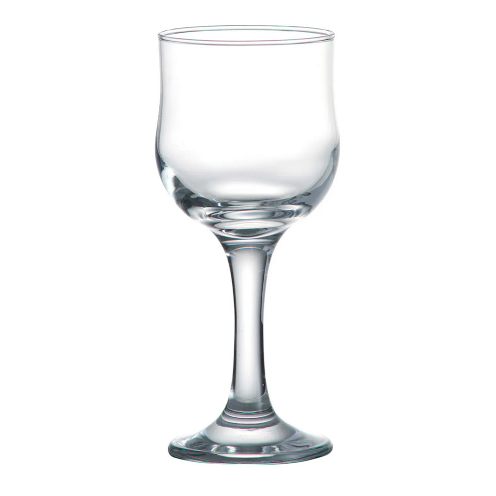 Set Of 4 Tulip Stemmed Wine Glasses