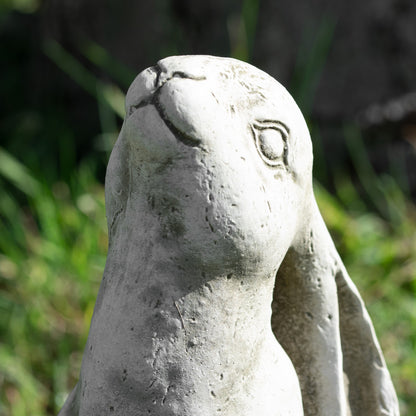 Heavy Stone Moongazing Hare Statue