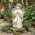 Distressed Angel Cherub Statue