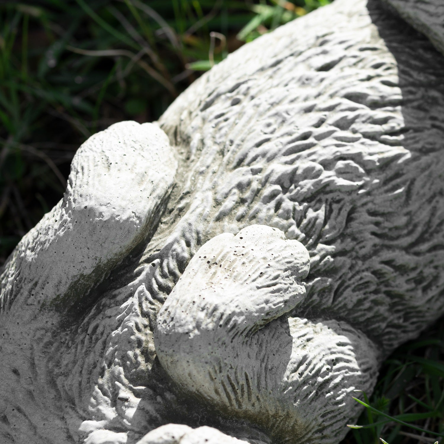 Stone Laying Cat Sculpture