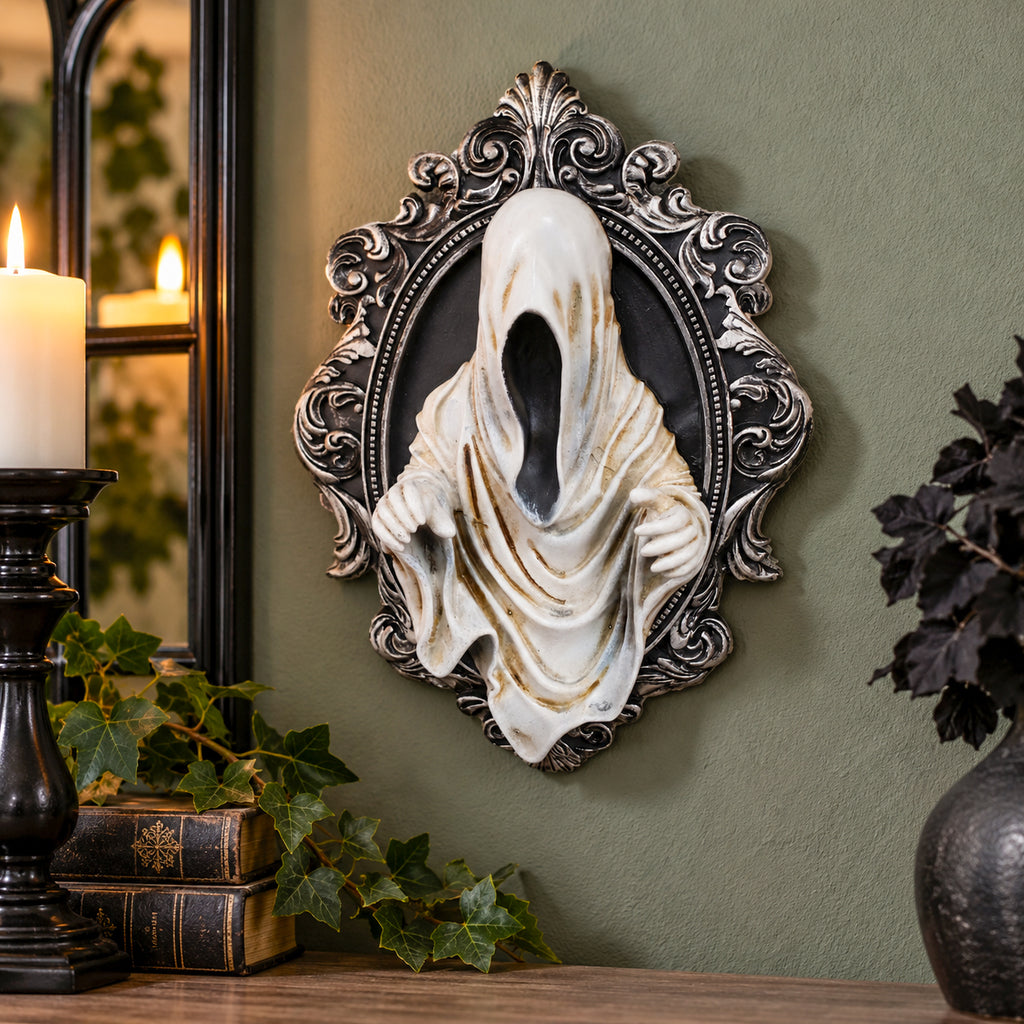 Framed Ghost Wall Sculpture