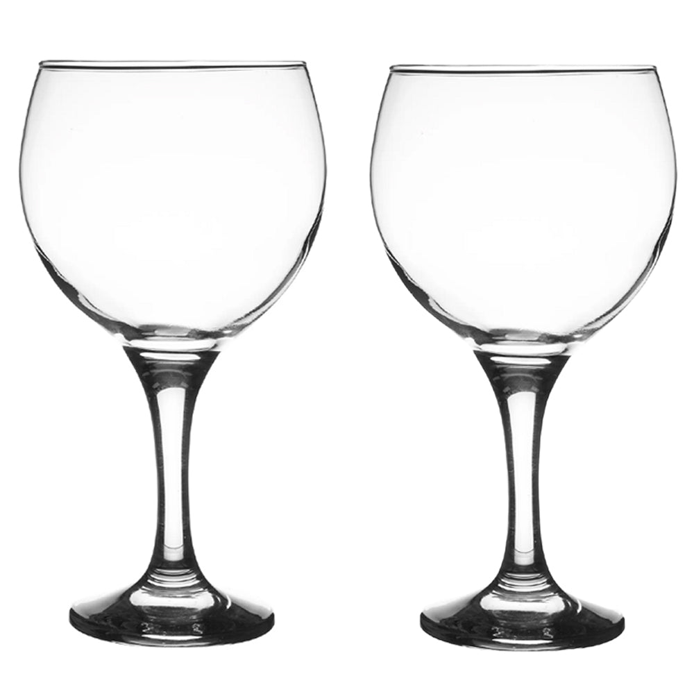 Set Of 2 Gin Balloon Glasses 65cl