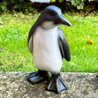 Paar Pinguin-Gartenornamente