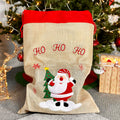 Ho Ho Ho Jute-Weihnachtssack