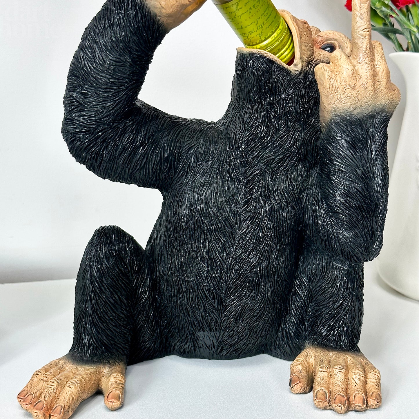 Betrunkener Affe Weinflaschenhalter