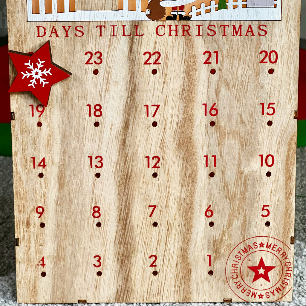 Tage bis Weihnachten Countdown-Lichtbox