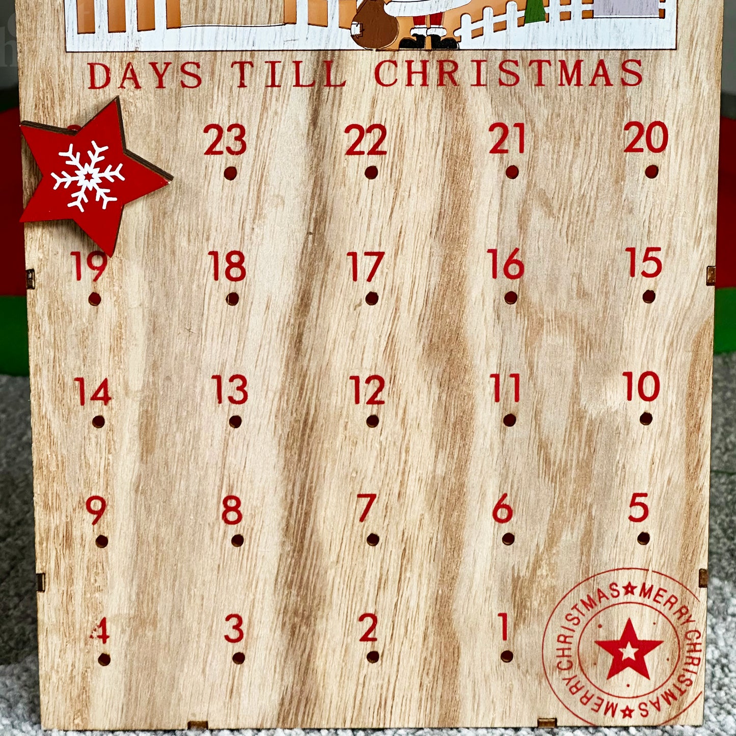 Days Till Christmas Countdown Light Box