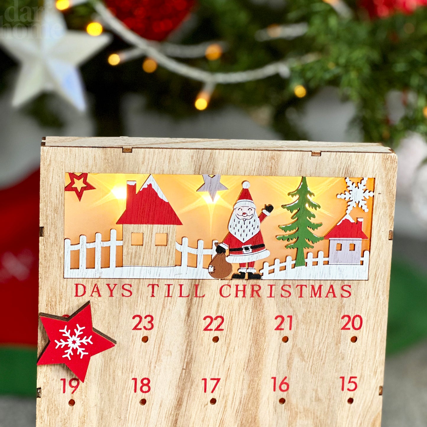 Days Till Christmas Countdown Light Box