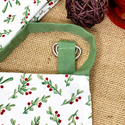 Christmas Holly Berry Apron