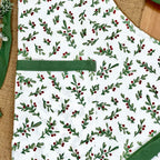 Christmas Holly Berry Apron