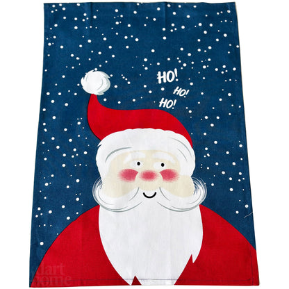 Pack Of 2 Ho Ho Ho Santa Tea Towels