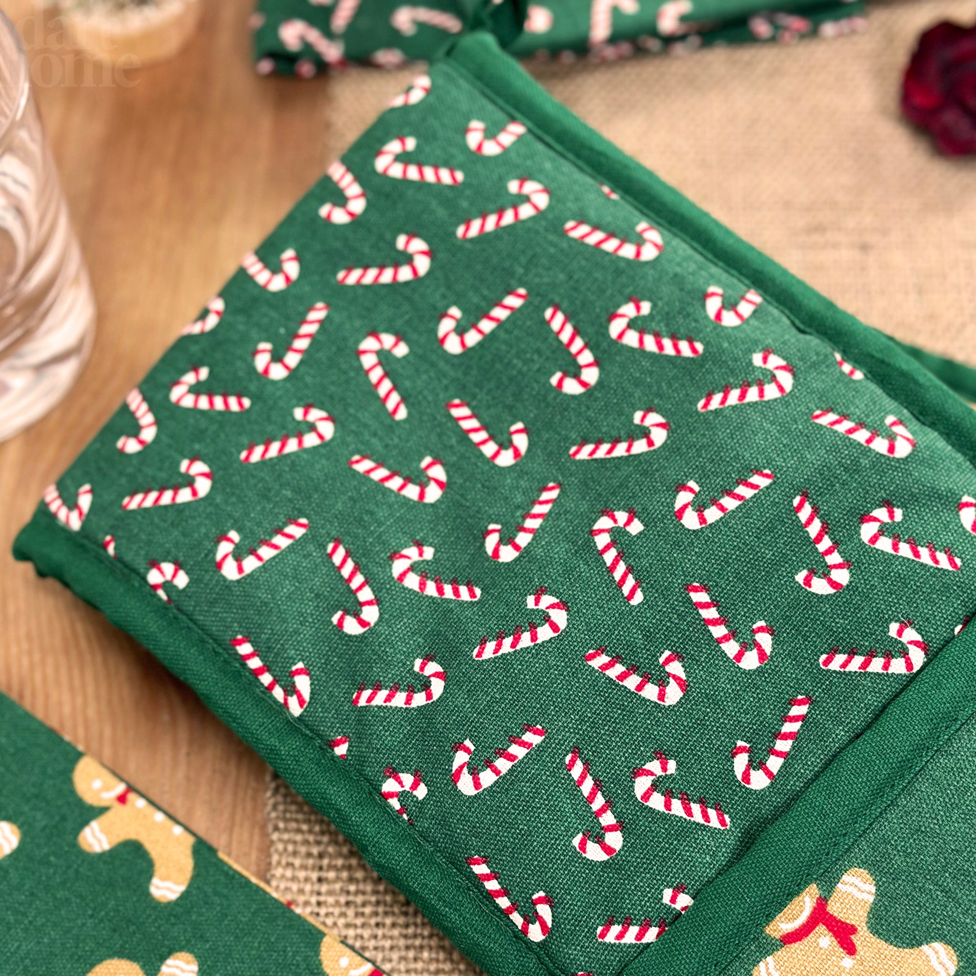 Gingerbread Man Double Oven Glove