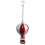 Red And White Solar Hot Air Balloon Light