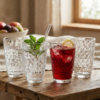 Set Of 4 Hiball Jewel Glasses 38cl