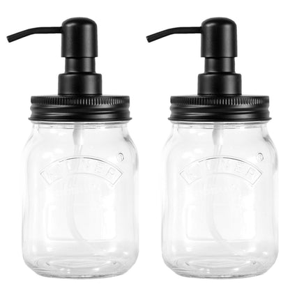 Kilner Black Top Soap And Lotion Dispenser