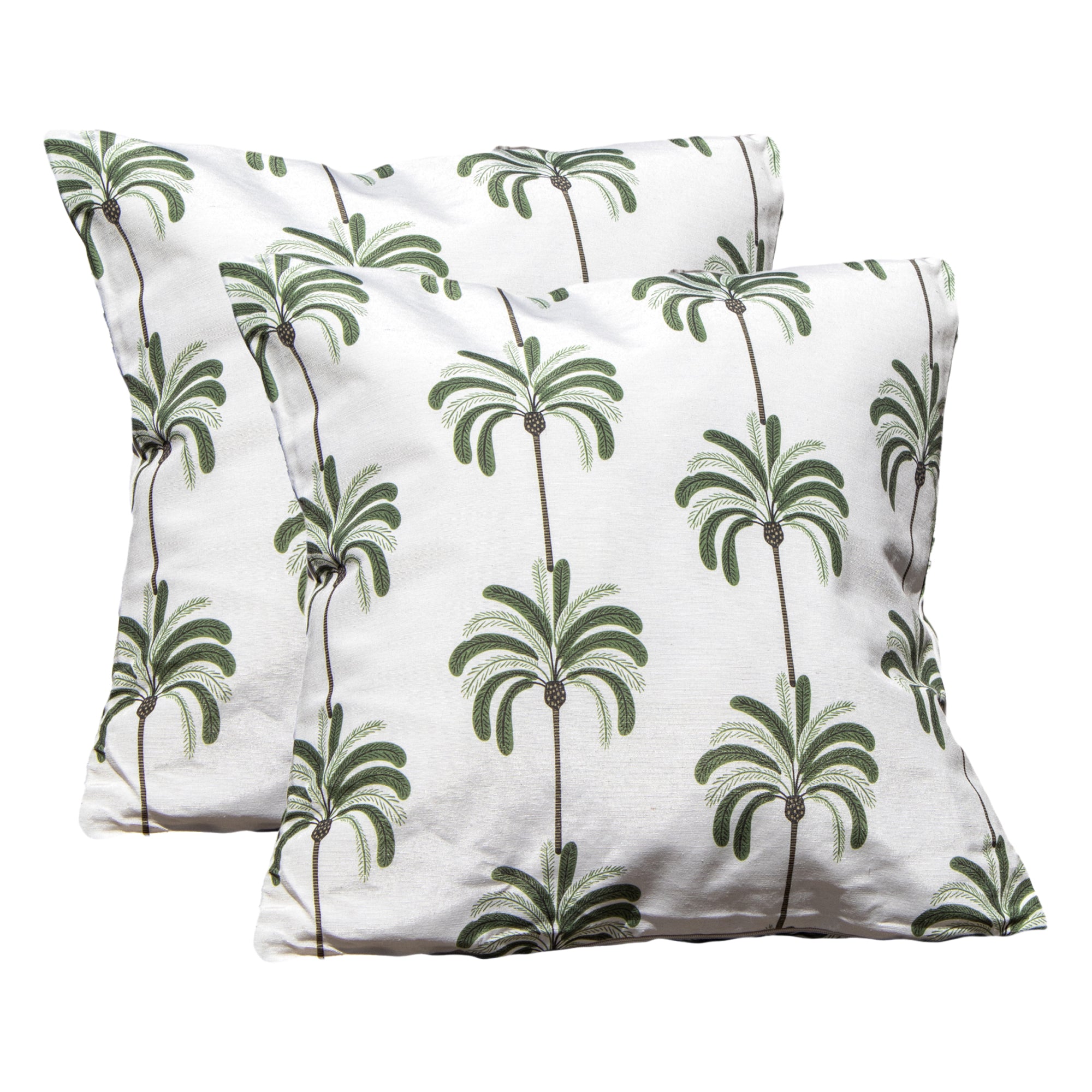 Set Of 2 Large Palm Trees Outdoor Cushions