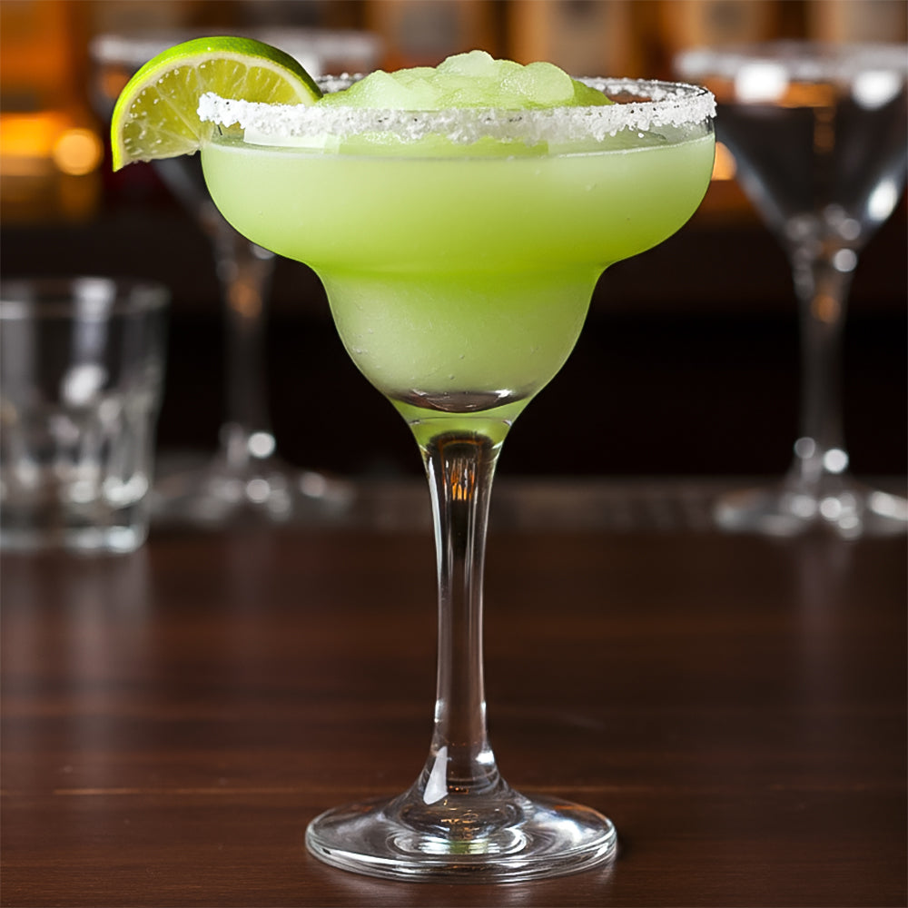 Set Of 4 Stemmed Margarita Glasses