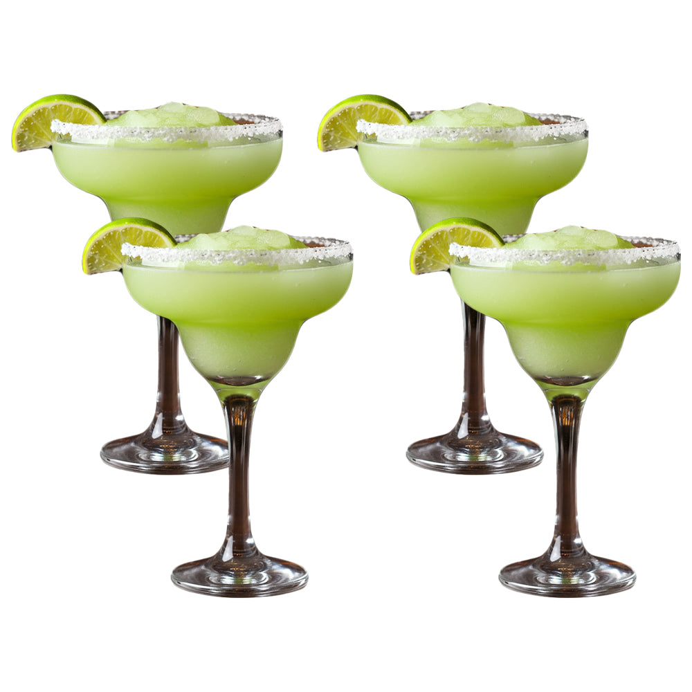 Set Of 4 Stemmed Margarita Glasses