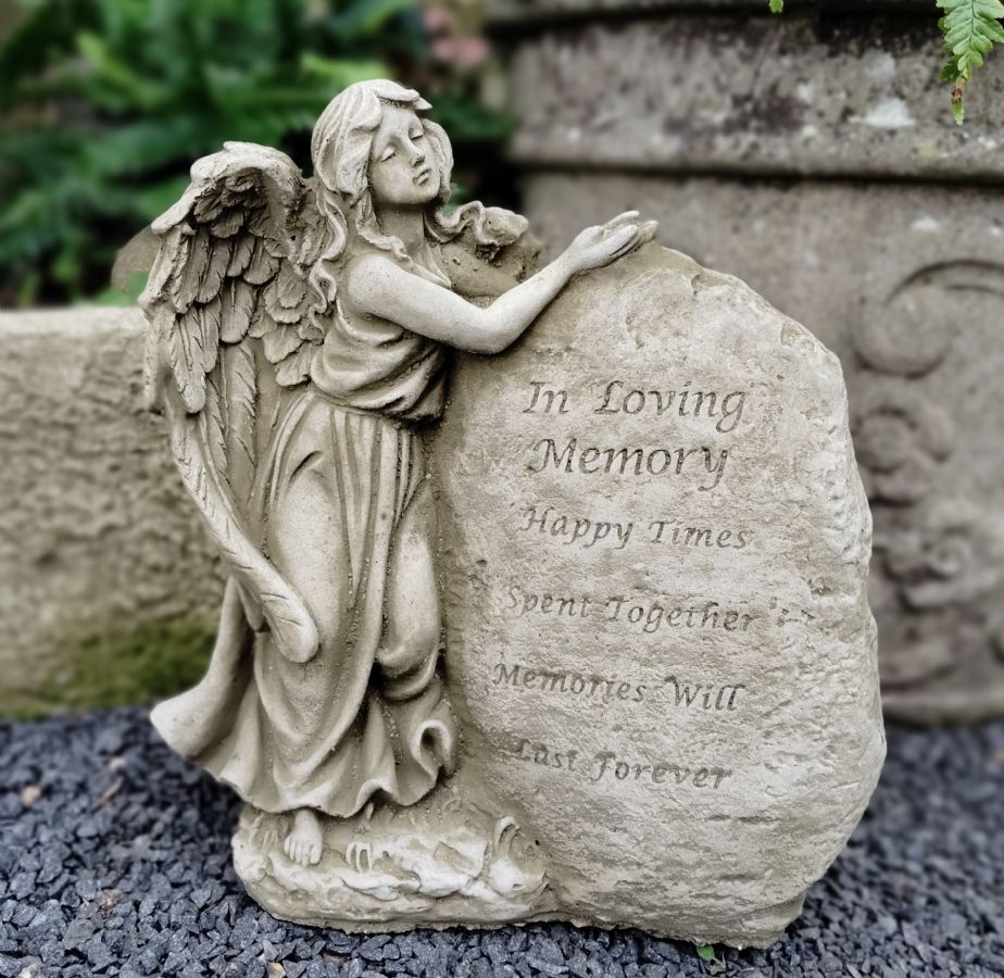 In Loving Memory Fairy Stone Memorial Plaque
