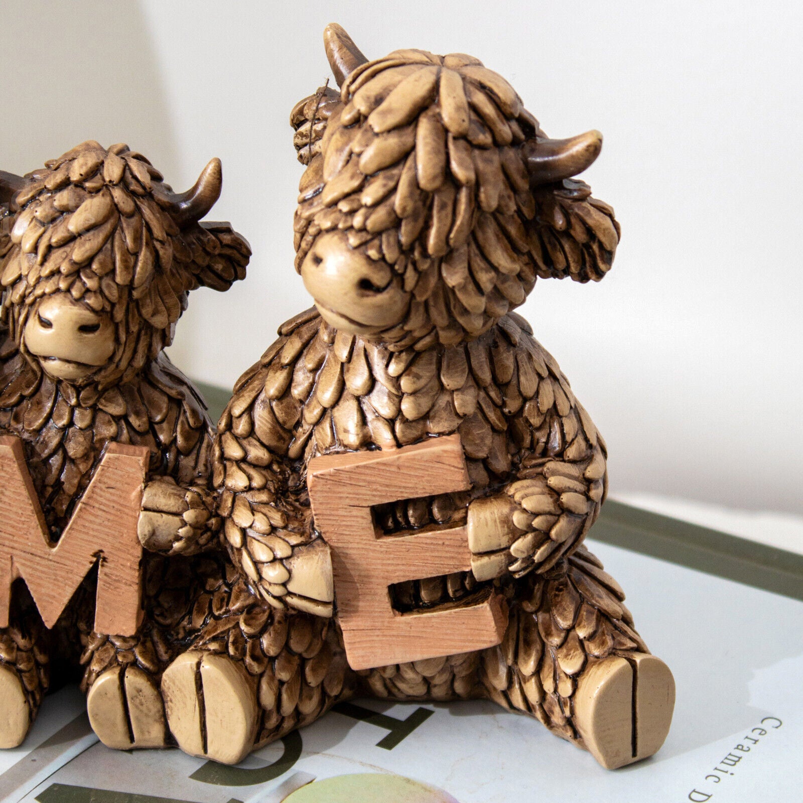 Highland Cow Family Home Ornament