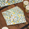 Set Of 4 William Morris Fruits Placemats