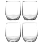 Set Of 4 Lowball Tulip Mixer Glasses 29cl