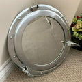 Chrome Studded Porthole Wall Mirror