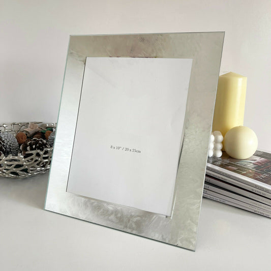 8x10" Ice Effect Glass Photo Frame