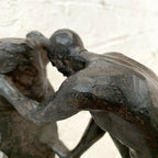 Black Rock Climbing Man Ornament B