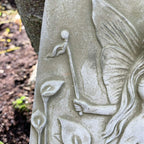 Stone Lily Lady Fairy Wall Plaque 26cm