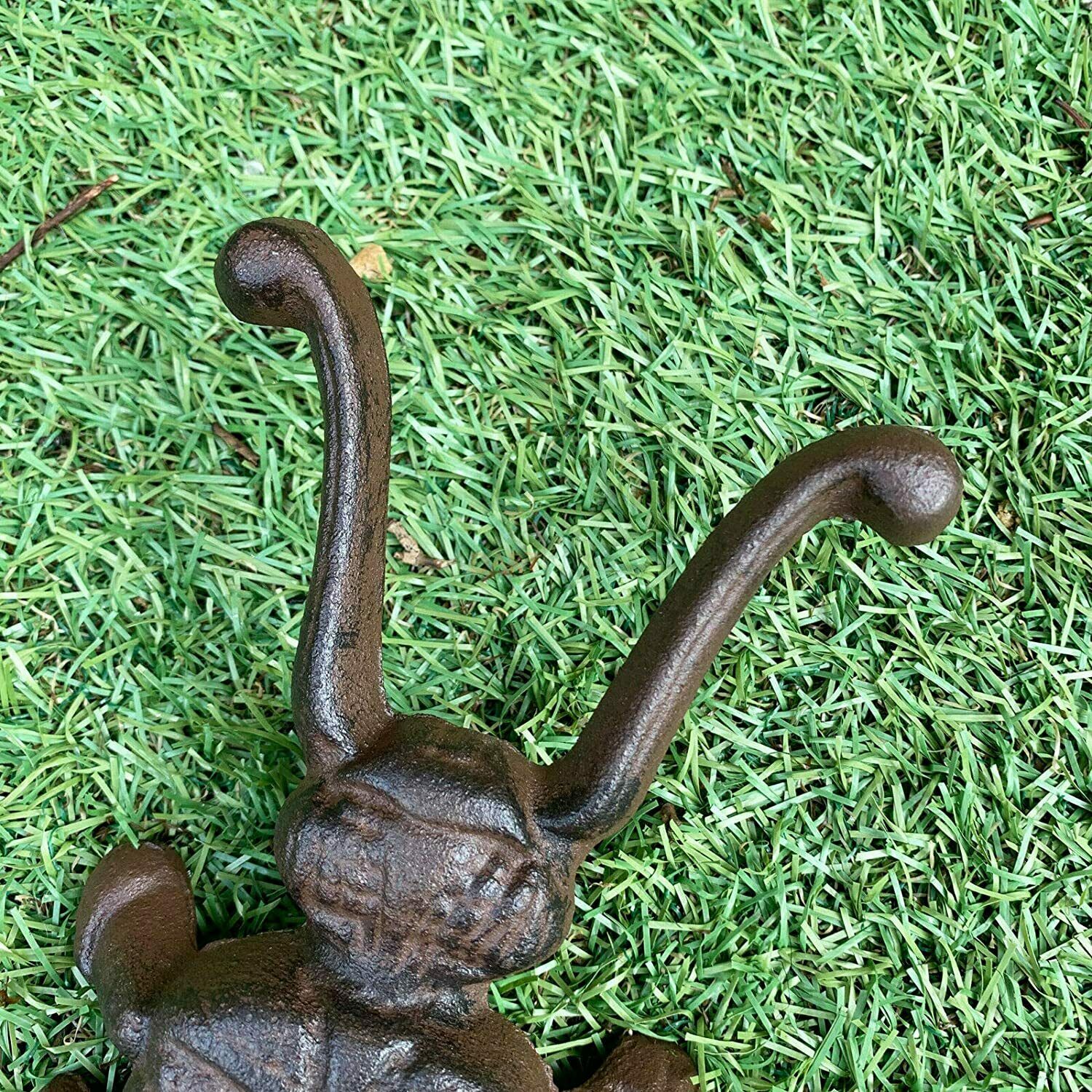 Schwarzer Käfer-Stiefelknecht aus Gusseisen