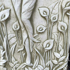 Stone Lily Lady Fairy Wall Plaque 26cm